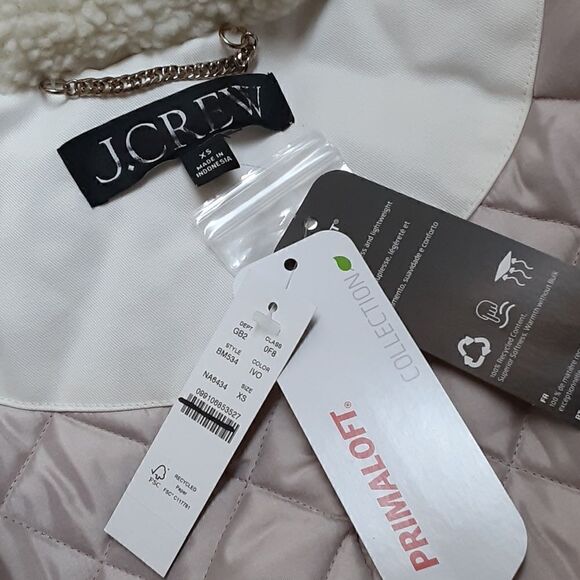 J. Crew New Perfect Winter Parka $398 Ivory size XS - Picture 14 of 15